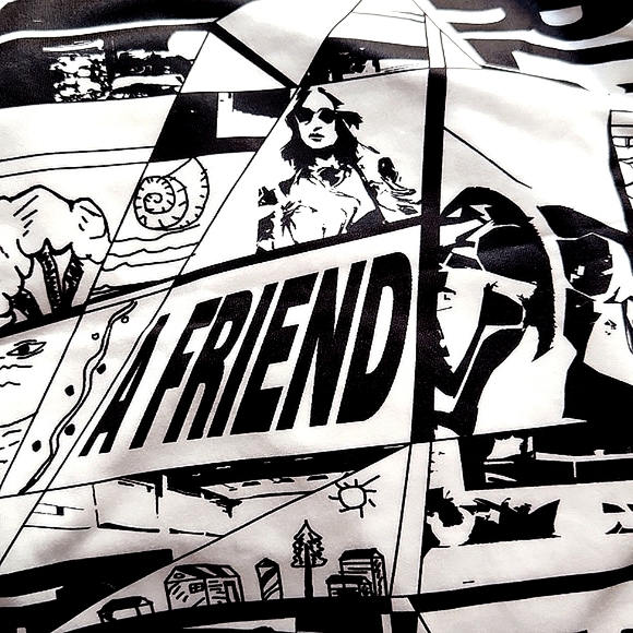 BLACK & WHITE ☆ NEWSPRINT ☆ BODYCON DRESS ☆ 1x ☆ NWT - Picture 7 of 8